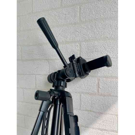 Штатив тринога NeePho NP-8830 не знімний майданчик + тримач + пульт + чохол (54-155см) Чорний Вінниця