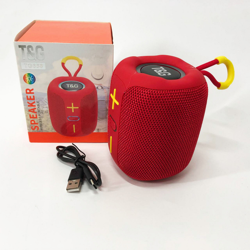 Акустична Bluetooth колонка зі світловою музикою TG658, Колонки для музики вдома, Блютуз аудіо приймач WA-15 Івано-Франківськ - фото 6