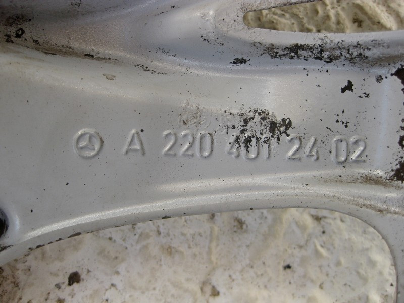 Mercedes-Benz  A2204012402 Колісний диск 5 подвійних спиць 7.5J R17 ET46 S-Class W220 Одеса - фото 3