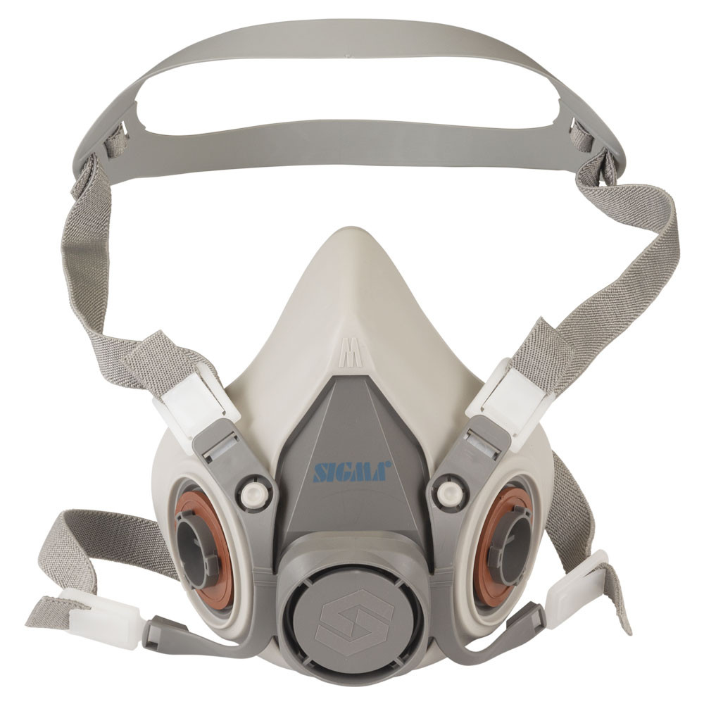 Sigma Полумаска Defender Pro с фильтрами А1 SIGMA (9417491) Коломия - фото 4