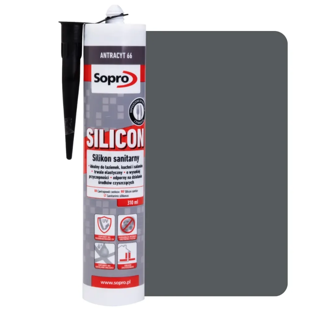 Силікон Sopro Silicon ANTRACYT №66 (антрацит) 310 мл Киев - изображение 1