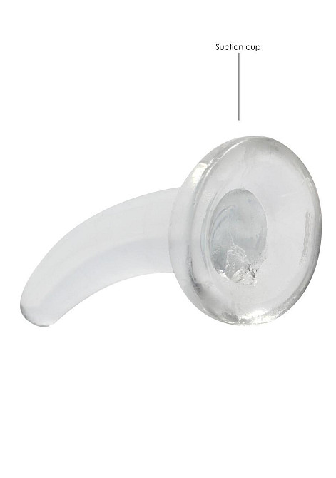 Фалоімітатор - Realrock Dildo 4,5" Transparent Sex Aura Київ - фото 4