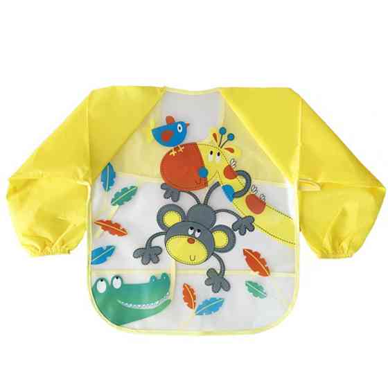 Слинявчик із рукавами "Мавпа" MGZ-0610-5 клейончастий, на зав'язках Вінниця