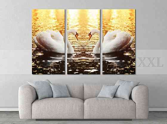 Модульна картина Лебеді Art-121_XXL Київ