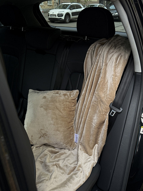 Ecotton Набір для подорожі Ecotton 2 в 1 Подушка 40х40 плед 110х140 бежевий Beige Коломия - фото 6