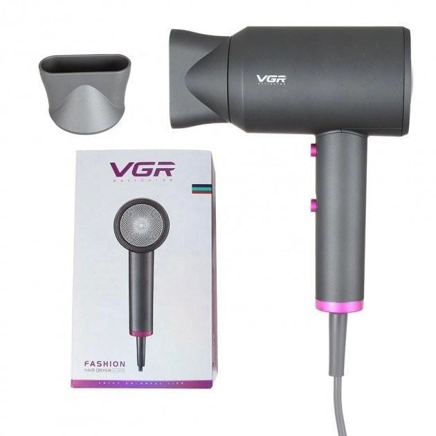 Фен для укладки с холодным обдувом VGR, Фен профессиональный домашний для волос Фены сушки волос ZK-57 Львов - изображение 5