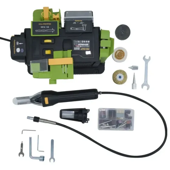 Заточувальний верстат Procraft MS450 з гнучким валом настільний 200 Вт Верстат для точної заточки та шліфування мідна обмотка Львів