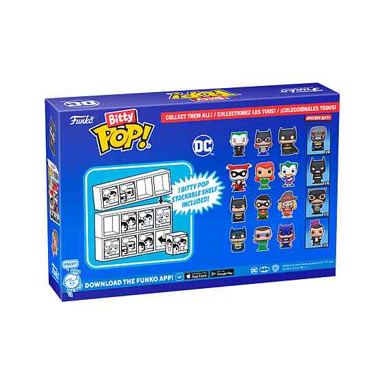 Набір ігрових фігурок Bitty Pop! серії DC (4 фігурки асорт.) Дніпро