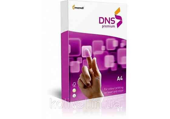 Бумага для цифровой печати DNS Premium формат А4  плотность 70 г/м2 Киев