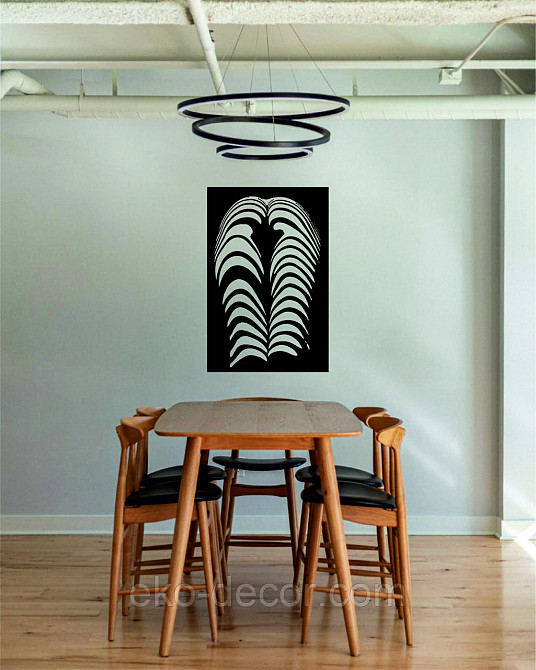 Декоративное настенное Панно «Женское Тело», Декор на стену 90*59 см, Черный Киев - изображение 9