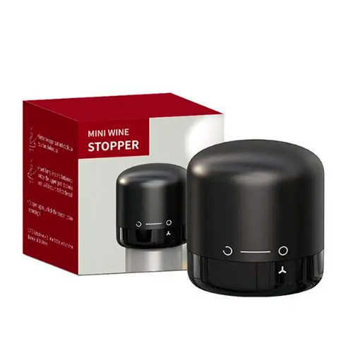 Пробка вакуумная для вина многоразовая мини стоппер силикон пластиковый герметичный 18-19мм Киев - изображение 1