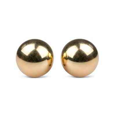 Вагинальные шарики Gold ben wa balls, 25 мм Sex Aura Киев