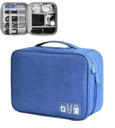 Сумка-органайзер для аксессуаров, кабелей, флешек, зарядных устройств и переходников, полиэстер Одесса