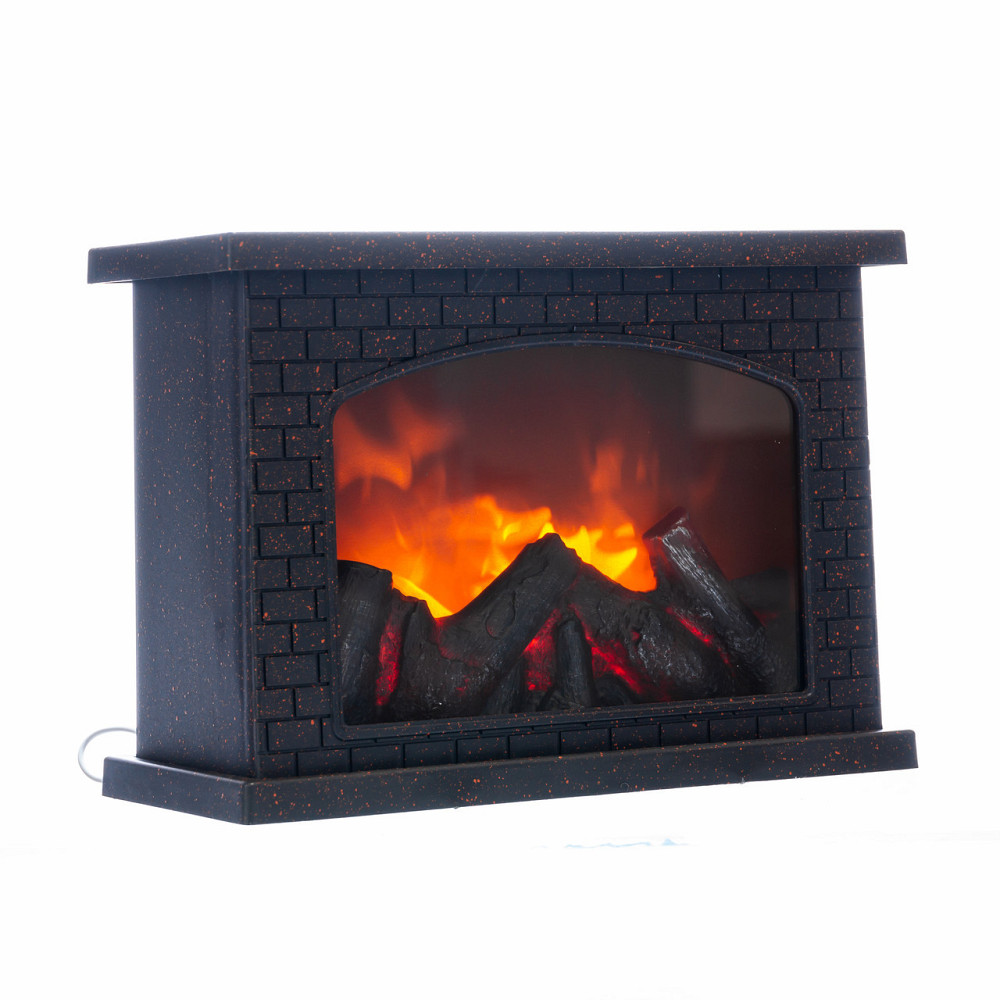 Камін-світильник декоративний LED-підсвічування USB 12×20×27.5 (см) CR-3-4 Київ - фото 4