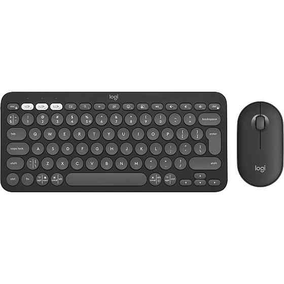 Комплект бездротовий (клавіатура, миша) Logitech Pebble 2 Combo Graphite (920-012239) Чорний Харків
