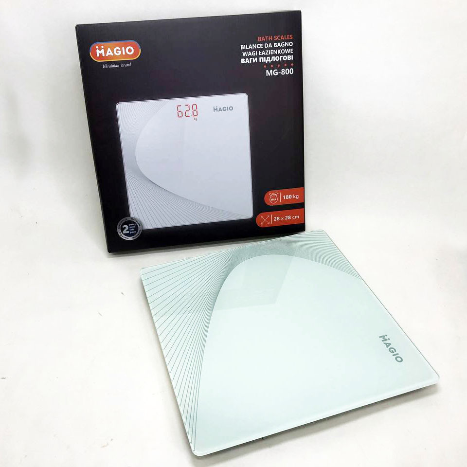 Весы напольные электронные стекло Magio MG-800, Весы для взвешивания людей, Весы RA-576 бытовые напольные Киев - изображение 4