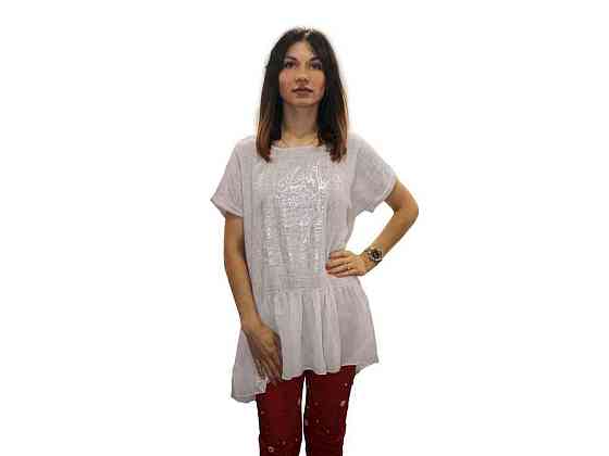 Блуза батал, натур. ткань арт 9770, Белая р.3XL ТМ Yasili Киев