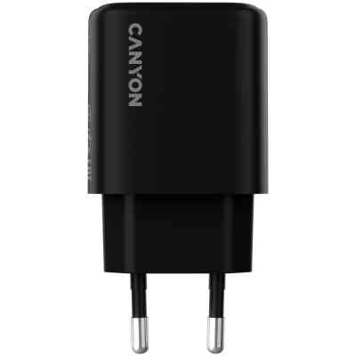 Зарядний пристрій Canyon OnCharge 200 20W 1xPD EU Black (CNE-CHA200-11) Вінниця
