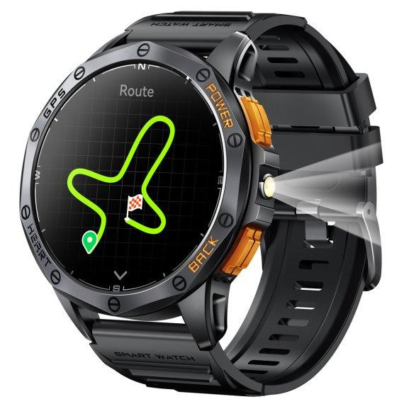 Умные смарт часы Smart GPS Max с компасом 2 ремешка (Черные) Винница - изображение 7