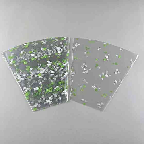 Упаковка конус под цветы h25/10низ/25верх белый (100 шт) 178 (7) Зеленая Ромашка (100 шт) Харьков