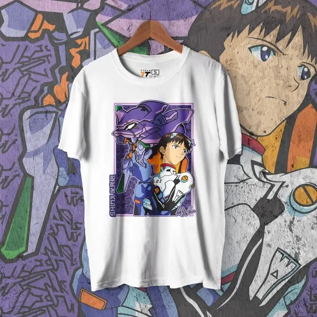 Футболка чоловіча з  принтом Evangalion Икари Синдзи W Розмір 48 Дніпро - фото 1