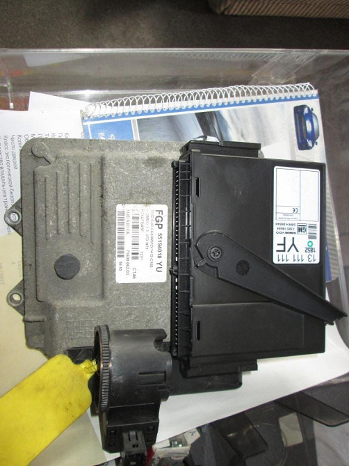 Блок керування двигуном комплект Opel Combo 1.3 JTD 2001-2011 (FGP 55194018 YU) Ковель - фото 1