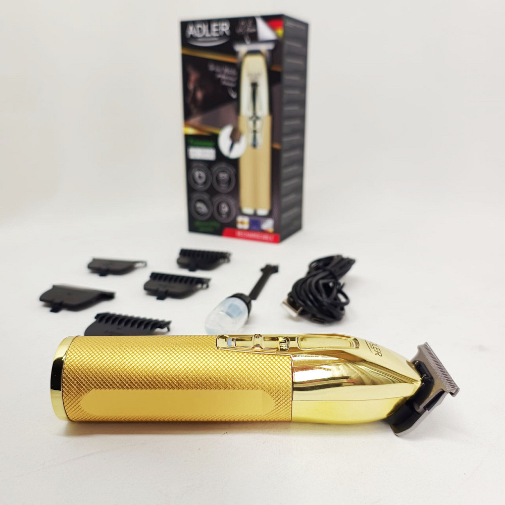 Машинка для точной стрижки бороды и волос Adler AD-2836G, Триммер для висков Электромашинка волос RN-65 Львов - изображение 5