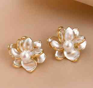 Серьги женские Лотосы Киев