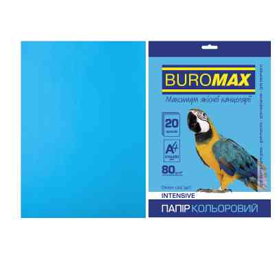 Папір Buromax А4, 80g, INTENSIVE blue, 20sh (BM.2721320-30) Вінниця