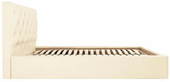 Кровать Двуспальная Bristol Comfort 160 х 190 см Fly 2207 С подъемным механизмом и нишей для белья Бежевый Киев
