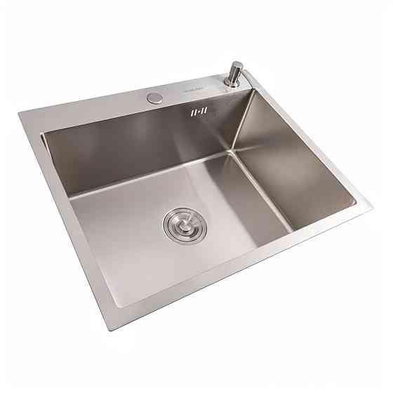 VALESO Кухонна мийка нержавійка 60*50 VALESO Handmade ECN (2,0/0,5) Коломия