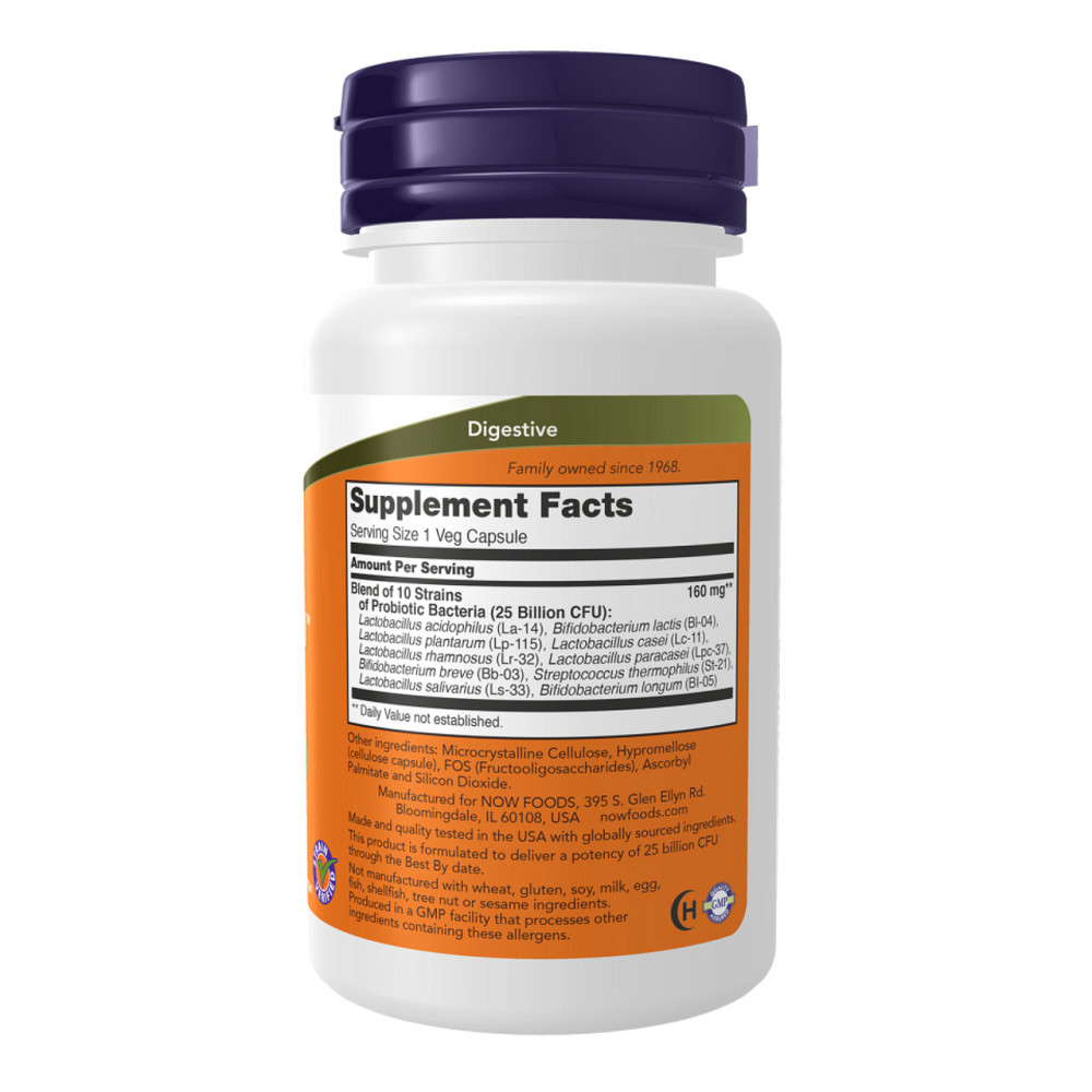 Пробіотики Now Foods Probiotic-10TM 25 Billion 100 розт капс Київ - фото 5