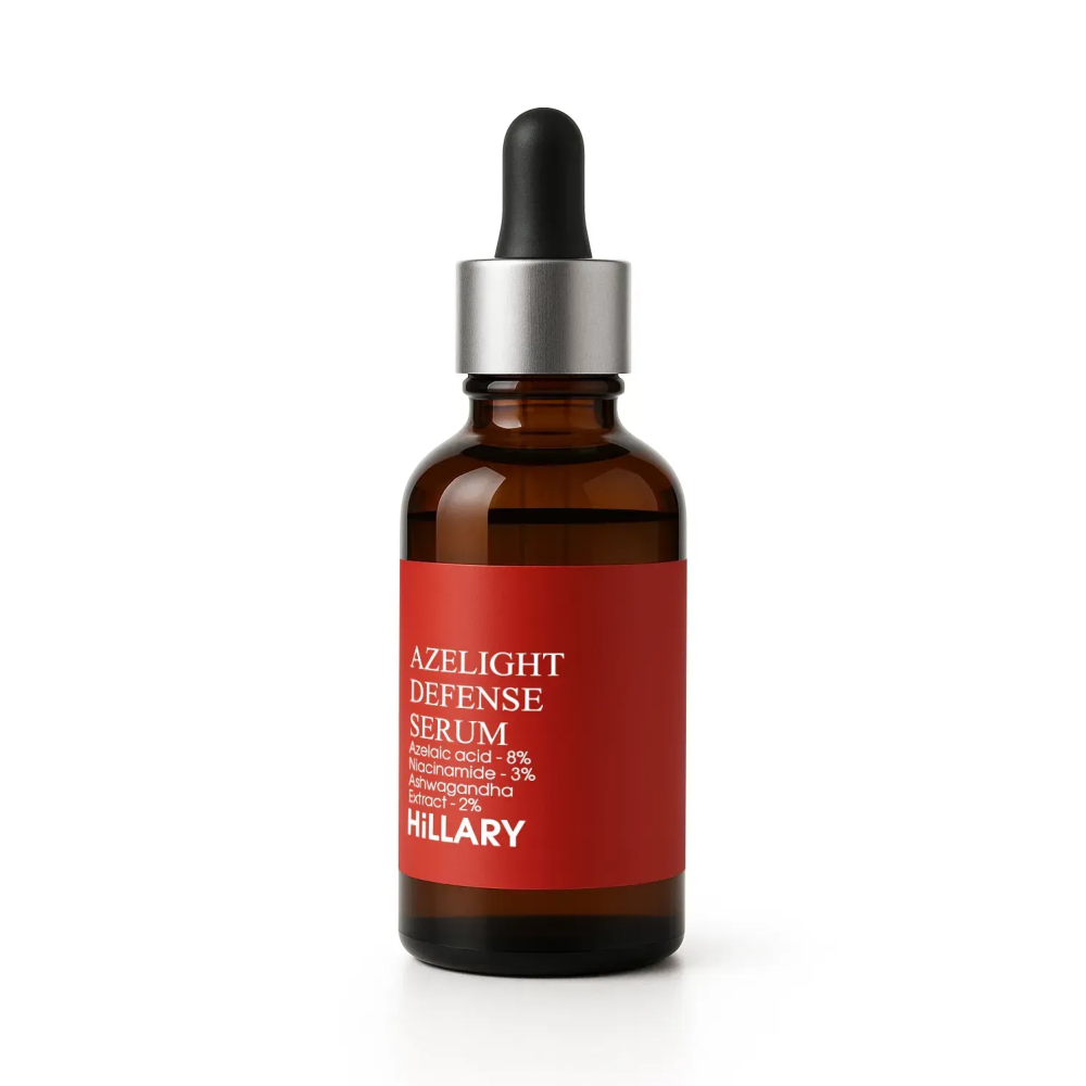 Азелаиновая осветительная сыворотка Azelight Defense Serum Hillary 30 мл Киев - изображение 9