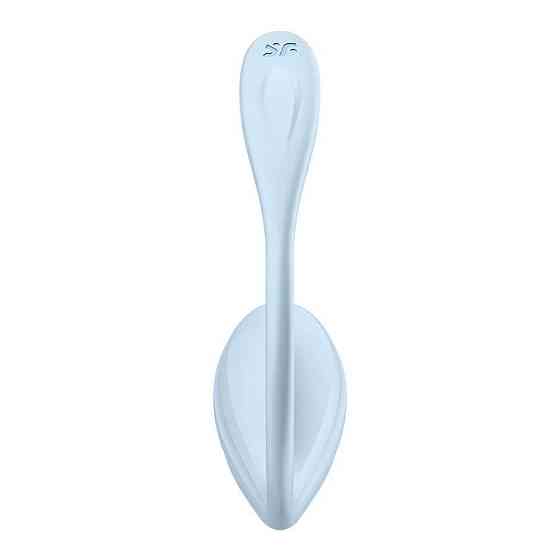 Смарт-віброяйце Satisfyer Smooth Petal Connect App Light Blue Sex Aura Київ