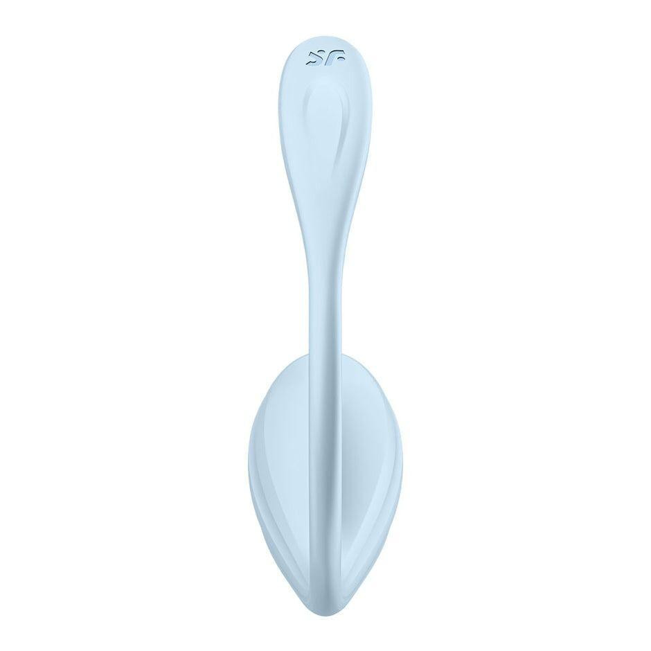 Смарт-віброяйце Satisfyer Smooth Petal Connect App Light Blue Sex Aura Київ - фото 5