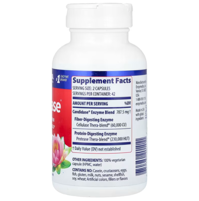 Кандидаза Enzymedica Противокандидное средство Candidase 84 капсулы Киев - изображение 2