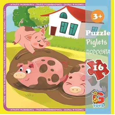 Пазли ТМ "G-Toys" із серії "Ферма", 16 ел., шт Київ - фото 1