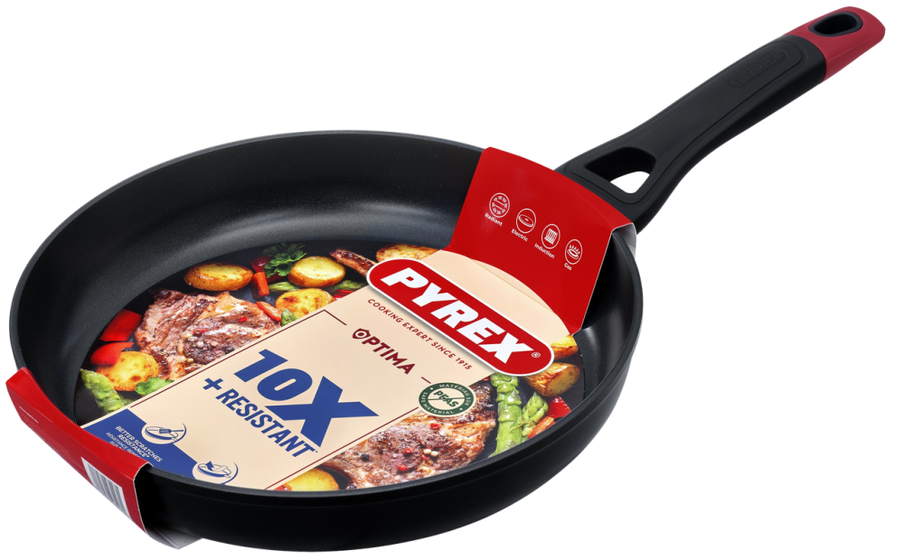 Сковорода Pyrex Optima 28 см, класична (7120922) Київ - фото 3