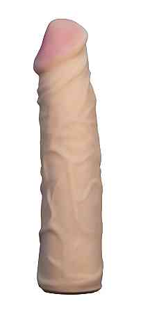 Насадка для страпона телесная EGZO Ciberskin NSTR02 ( 20,5 см х 4,2 см ) Sex Aura Киев