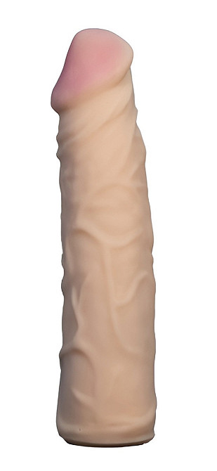 Насадка для страпона телесная EGZO Ciberskin NSTR02 ( 20,5 см х 4,2 см ) Sex Aura Киев - изображение 4