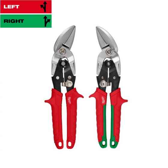 Набір ножиць по металу MILWAUKEE, (2шт) (правий / лівий різ) Одеса