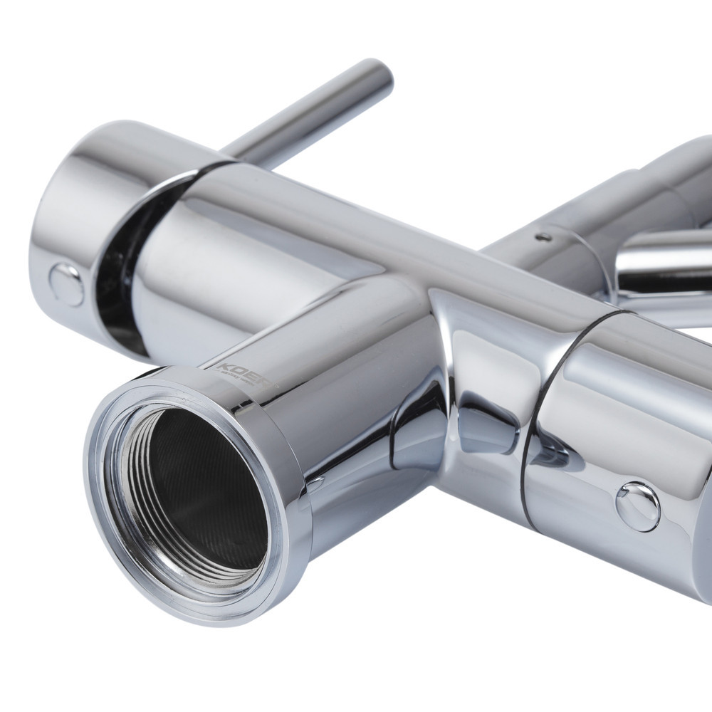 Кухонный смеситель KOER KB-72006-01 с силиконовым изливом и выходом для питьевой воды (KR3379) Харьков - изображение 17