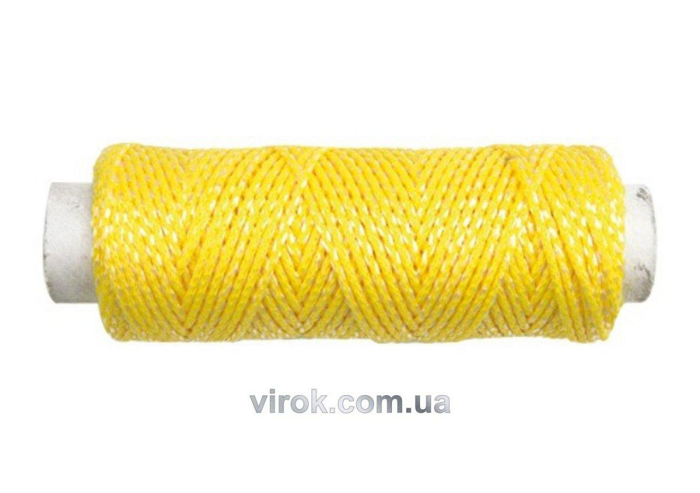 Шнур трасовочний VOREL : L= 40 м, жовтий [80] Одеса - фото 1