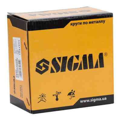 Круг зачистний Sigma по металу 125x6.0x22.2мм, 12200об/хв (1931311) Вінниця