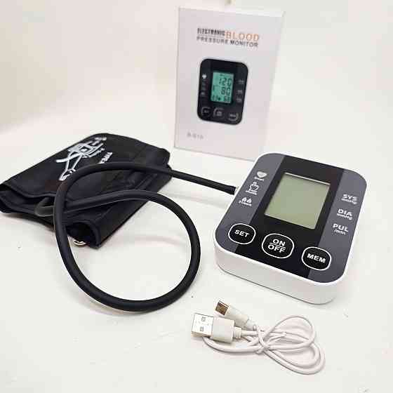 Автоматичний тонометр для вимірювання тиску з роботою від батарей USB РК-дисплеєм індикатором заряду NY-35 Львів