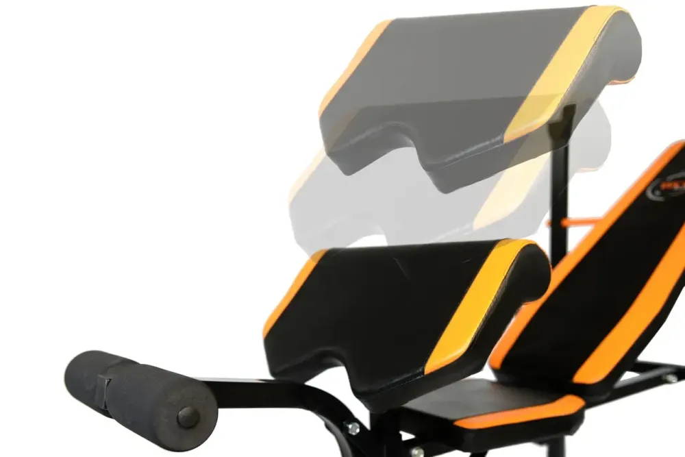 Лавка для жиму з тренажерами + 4 грифа + блінами 112 кг Гантелі, гирі, штанги та диски комплект Київ - фото 3