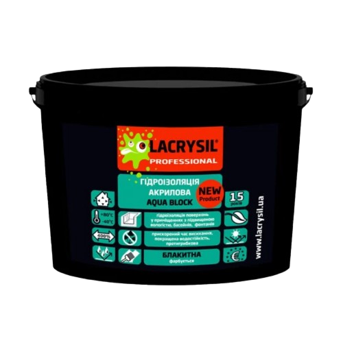 Мастика гідроізоляційна 3кг блакитна Лакрисіл Житомир - фото 1