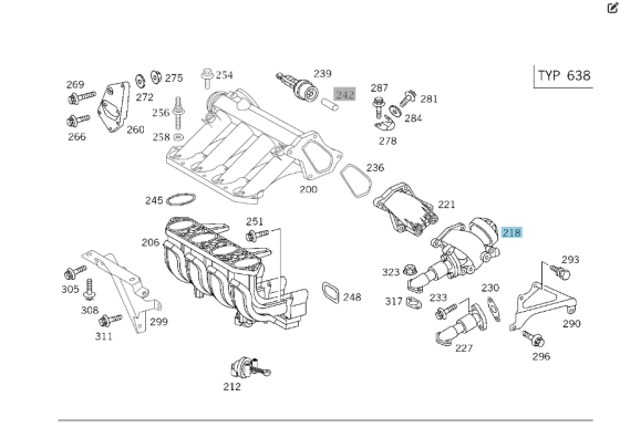 Mercedes-Benz  A6110900254 Клапан EGR OM611 Одесса