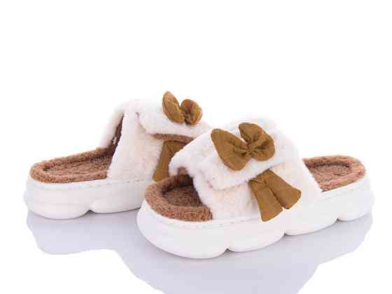 Капці жіночі кімнатні відкритий носок Білий 40/41 Одеса