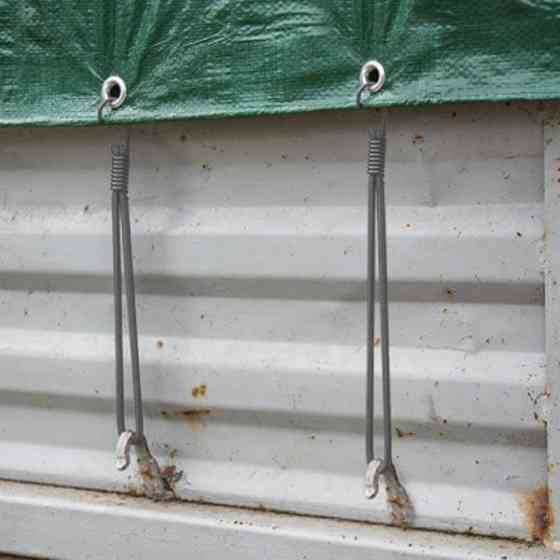 Петля еластична 20см з металевим гачком х 25шт. BUNGEE CORD HOOK, BCH4-0620GY-B Київ